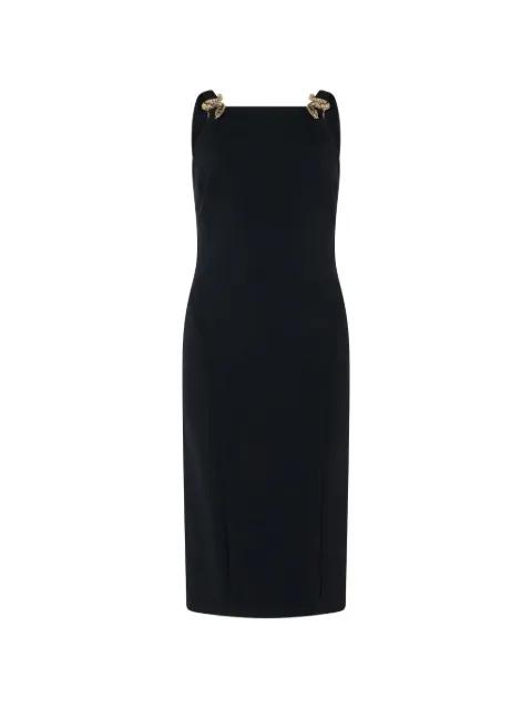 snake-detail midi dress by ROBERTO CAVALLI
