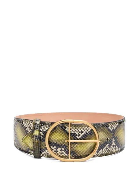 snake-effect belt by ROBERTO CAVALLI