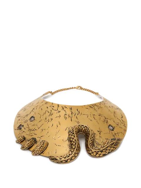 snake-embellishment choker necklace by ROBERTO CAVALLI