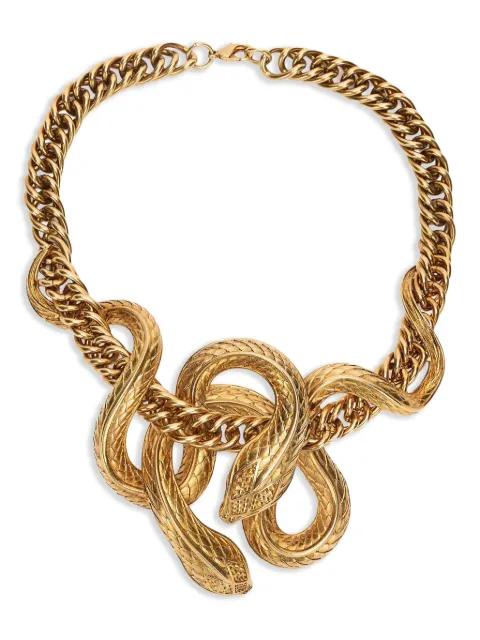 snake-motif statement necklace by ROBERTO CAVALLI