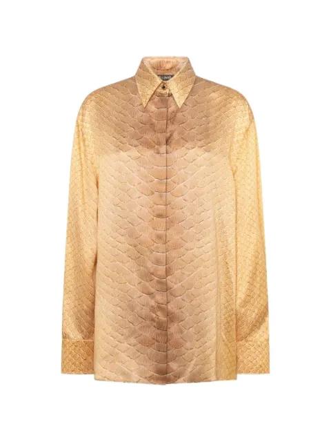 snake-print shirt by ROBERTO CAVALLI