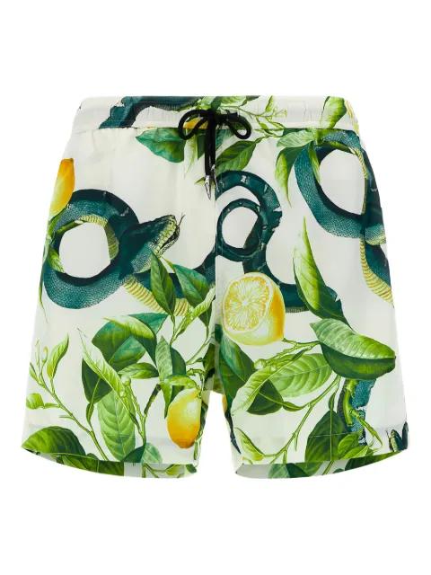 snake-print swim shorts by ROBERTO CAVALLI