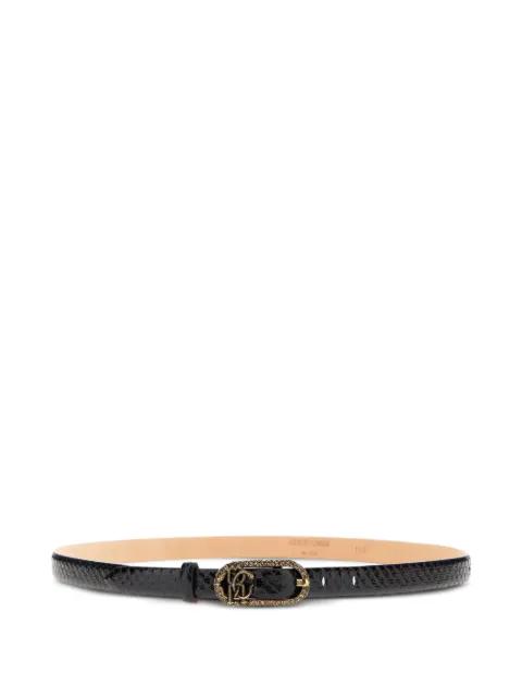 snakeskin-embellished belt by ROBERTO CAVALLI