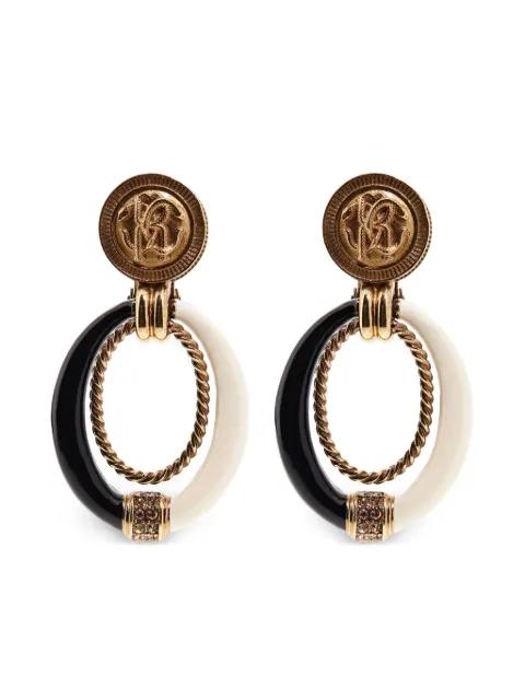 statement drop earrings by ROBERTO CAVALLI
