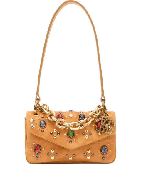 stone-embellished shoulder bag by ROBERTO CAVALLI