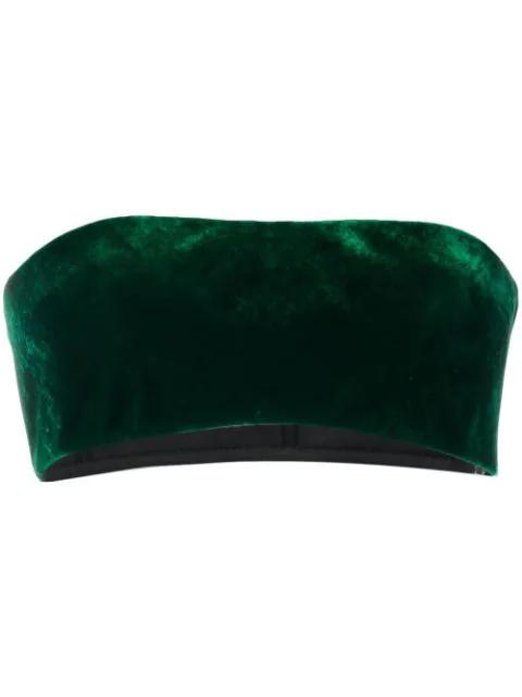 strapless cropped top by ROBERTO CAVALLI