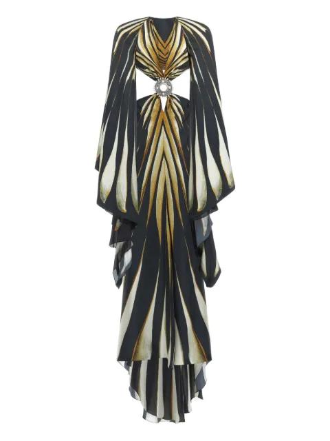 striped maxi dress by ROBERTO CAVALLI