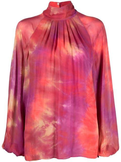 tie-dye blouse by ROBERTO CAVALLI