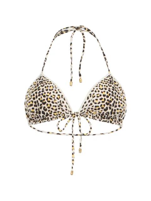 tie side animal print bikini by ROBERTO CAVALLI