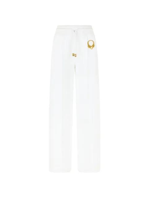 tiger appliqué drawstring trousers by ROBERTO CAVALLI