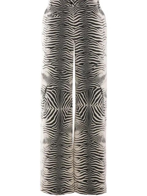 tigress-print trousers by ROBERTO CAVALLI