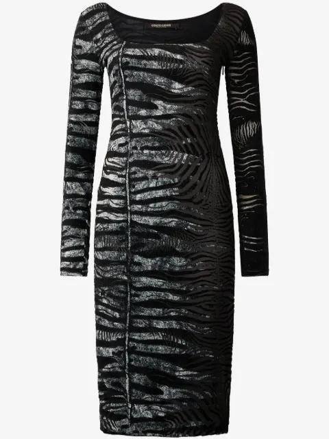 zebra-print mini dress by ROBERTO CAVALLI