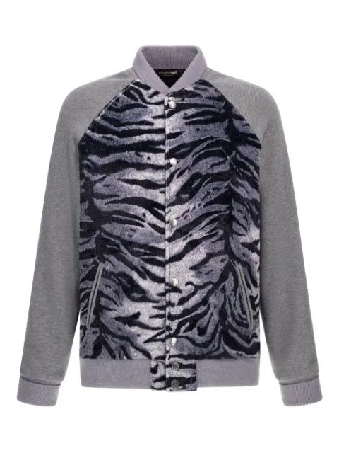zebra-print sweatshirt by ROBERTO CAVALLI