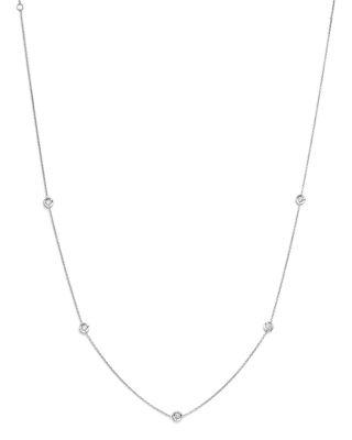 18K Gold Diamonds by the Inch 5 Station Necklace by ROBERTO COIN