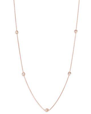 18K Gold Diamonds by the Inch 5 Station Necklace by ROBERTO COIN