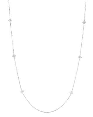 18K Gold Verona Love by the Inch Venetian Princess Diamond (0.49 tcw) Chain Necklace by ROBERTO COIN