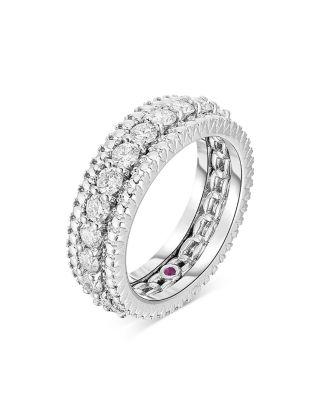 18K White Gold Siena Diamond Band by ROBERTO COIN