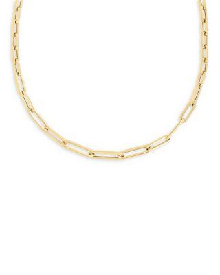 18K Yellow Gold Classic Oro Link Necklace by ROBERTO COIN