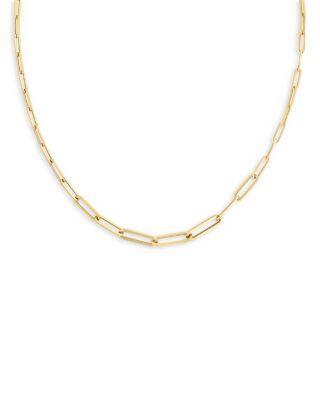 18K Yellow Gold Classic Oro Link Necklace by ROBERTO COIN