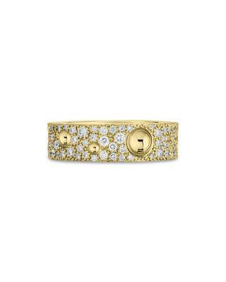 18K Yellow Gold Pois Moi Diamond Luna Ring by ROBERTO COIN