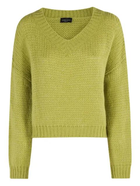 V-neck knitted sweater by ROBERTO COLLINA