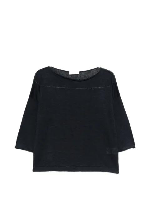boat neck jumper by ROBERTO COLLINA
