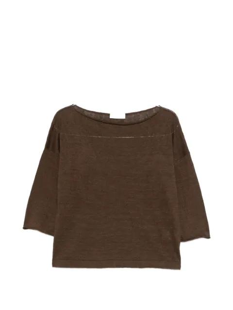 boat neck knitwear by ROBERTO COLLINA