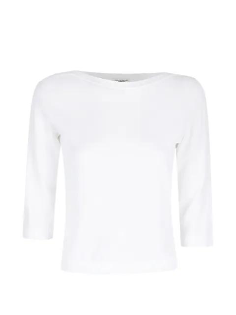 boat neckline T-shirt by ROBERTO COLLINA