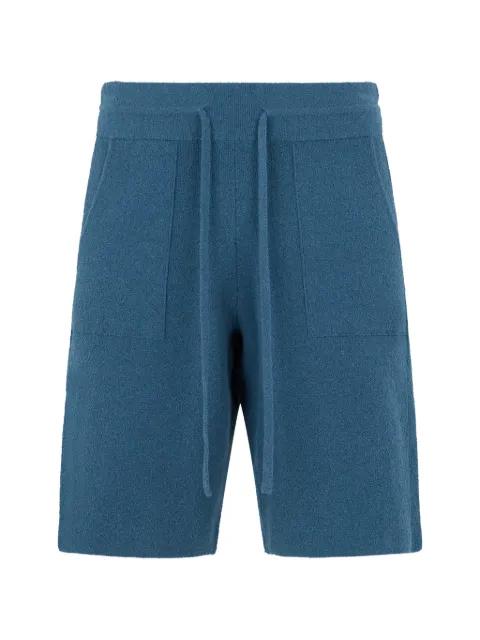 bouclé-knit drawstring shorts by ROBERTO COLLINA