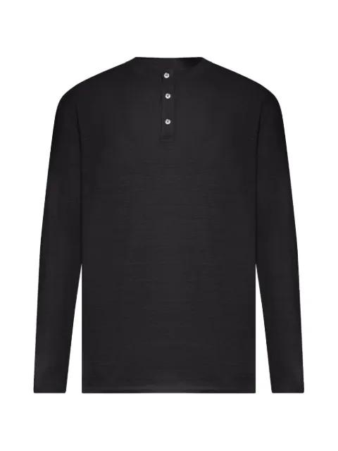 buttoned long-sleeve T-shirt by ROBERTO COLLINA