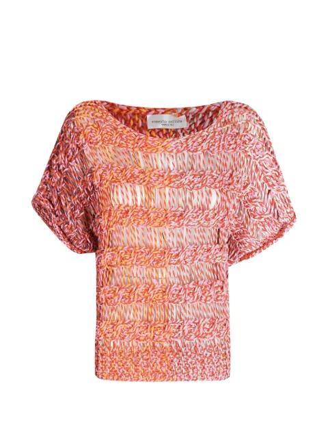 cable-knit open-knit sweater by ROBERTO COLLINA