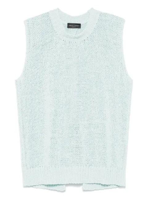 cotton-blend top by ROBERTO COLLINA