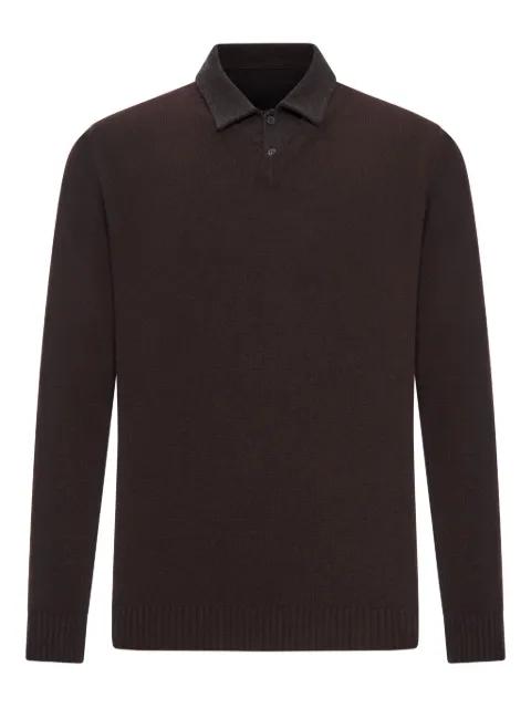 cotton-piquet polo shirt by ROBERTO COLLINA