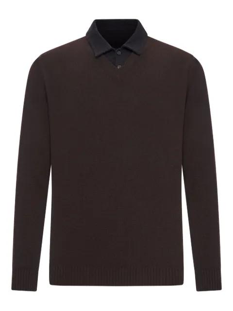 cotton-piquet polo shirt by ROBERTO COLLINA