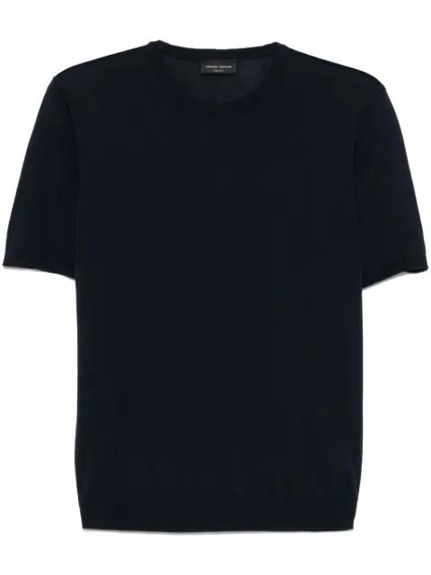 fine-knit T-shirt by ROBERTO COLLINA
