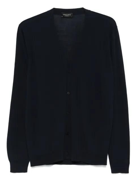 fine-knit cardigan by ROBERTO COLLINA