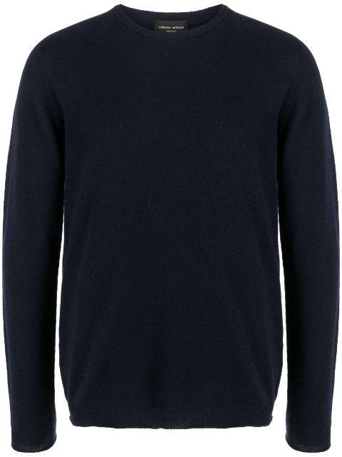 fine-knit cashmere jumper by ROBERTO COLLINA