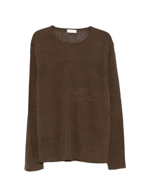 fine-knit long-sleeve sweater by ROBERTO COLLINA