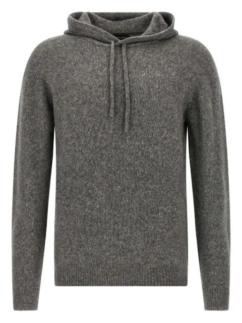 knitted hoodie by ROBERTO COLLINA