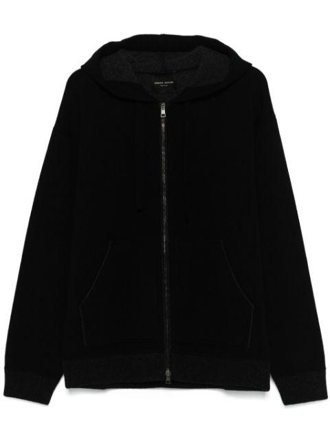 knitted hoodie by ROBERTO COLLINA