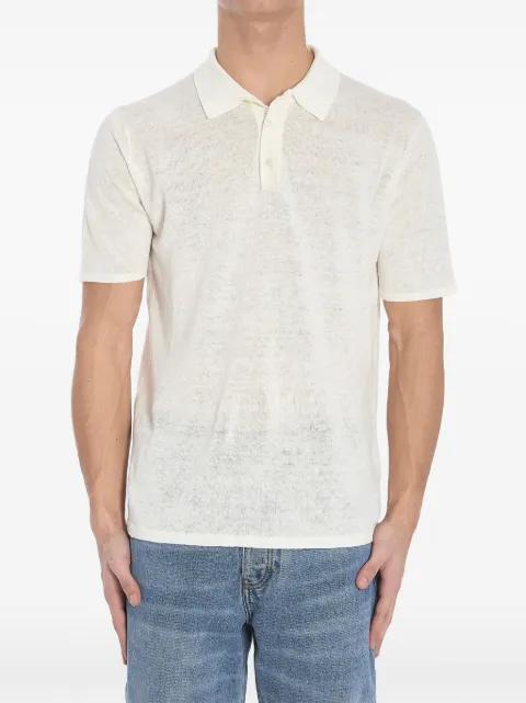 linen polo shirt by ROBERTO COLLINA
