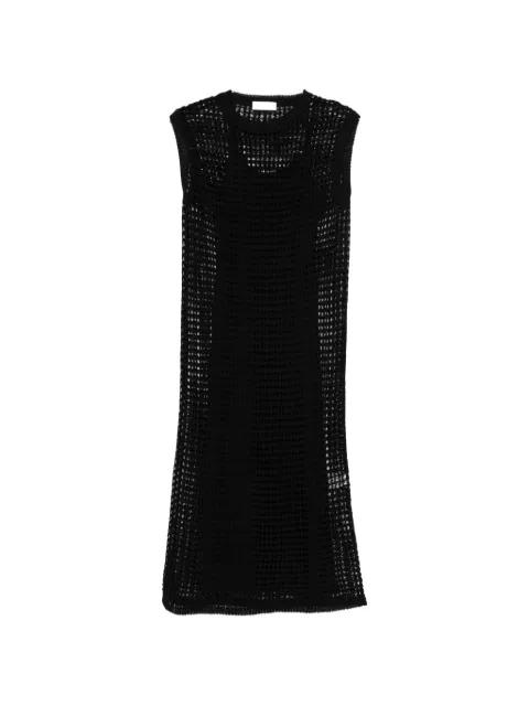 mesh-knit midi dress by ROBERTO COLLINA