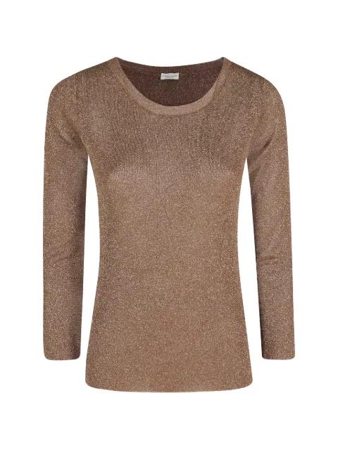 metallic-finish T-shirt by ROBERTO COLLINA