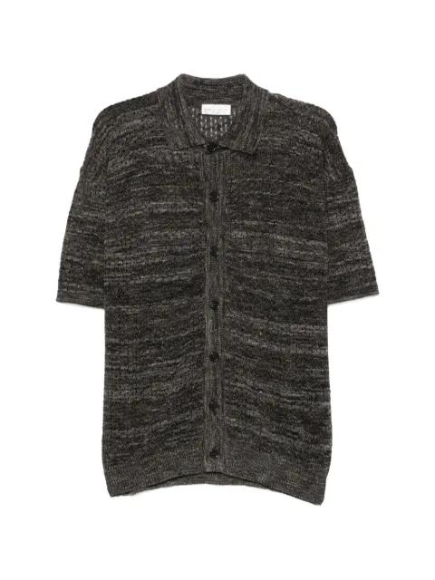 open-knit short-sleeve shirt by ROBERTO COLLINA