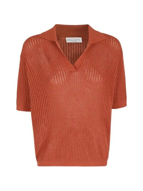 open stitch knit T-shirt by ROBERTO COLLINA
