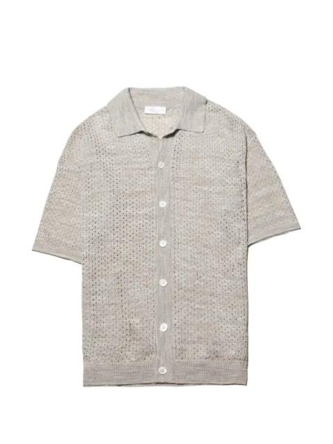 perforated-knit shirt by ROBERTO COLLINA