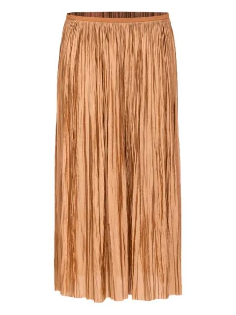 pleated elasticated midi skirt by ROBERTO COLLINA