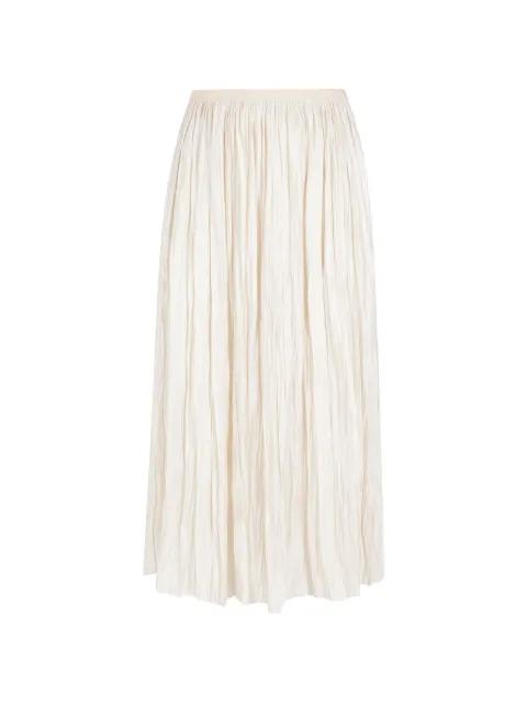 pleated midi skirt by ROBERTO COLLINA