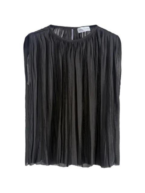 pleated sleeveless top by ROBERTO COLLINA