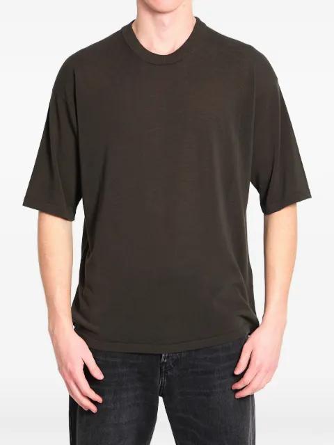 ribbed crew neck T-shirt by ROBERTO COLLINA